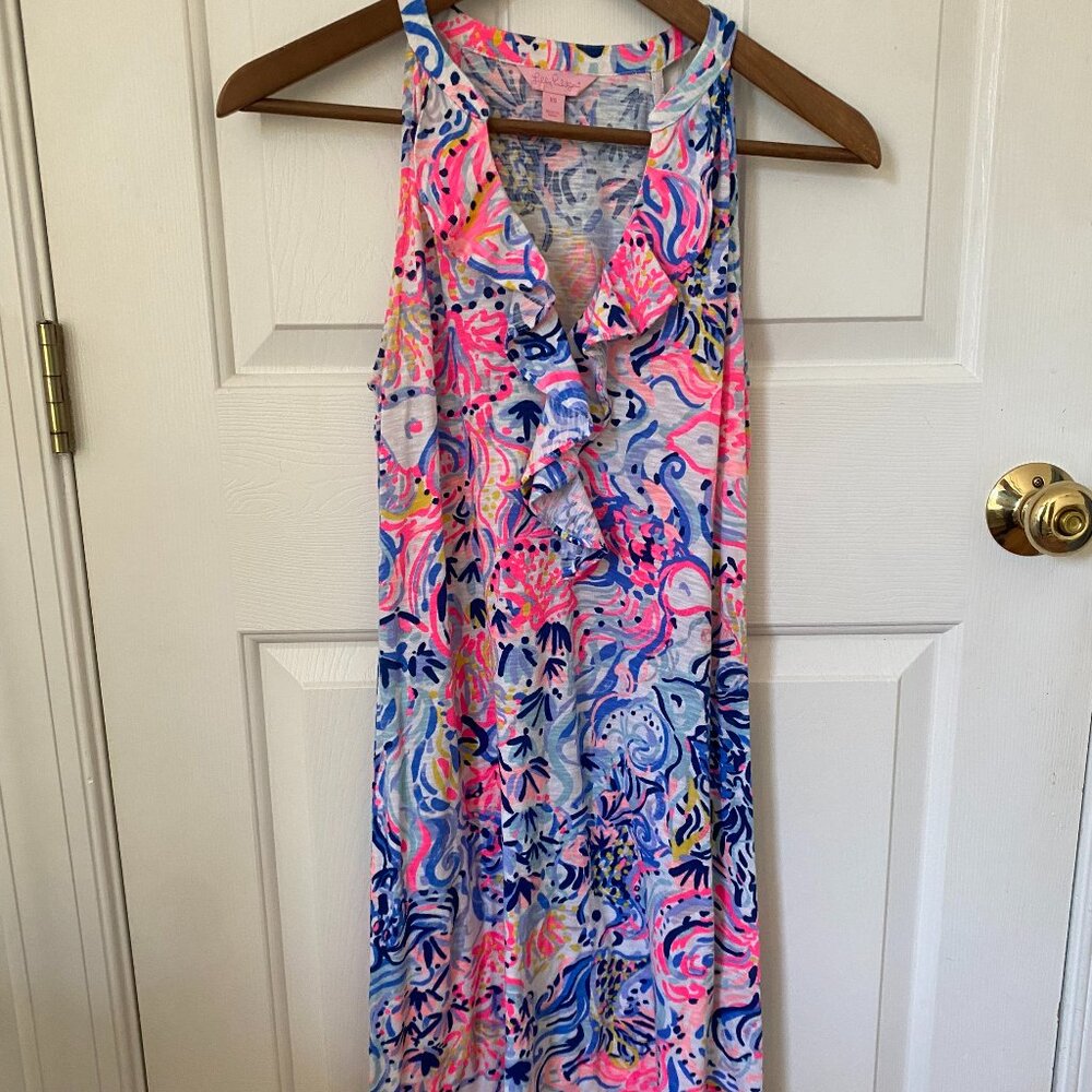 Lilly Pulitzer Short Dress Multicolor Size XS Cotton